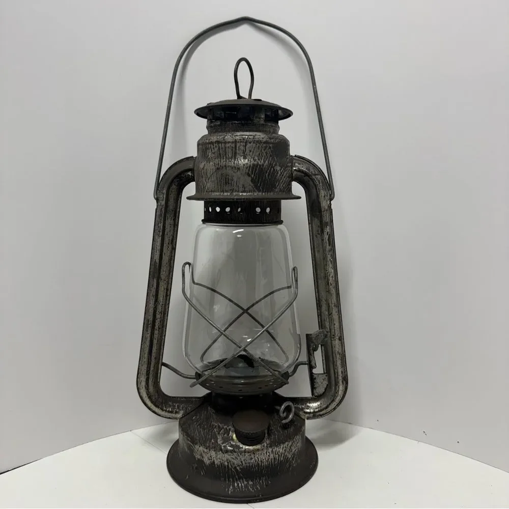 VINTAGE CHALWYN FAR EAST LANTERN LAMP LIGHT KEROSENE OIL MADE IN ENGLAND